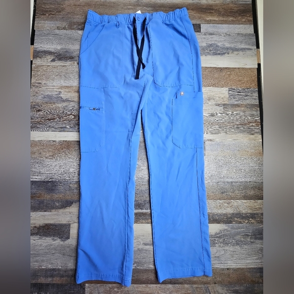 Figs Pants Figs Cairo Cargo Scrubs Pant Technical Collection Mens Medium Ceil Blue Poshmark